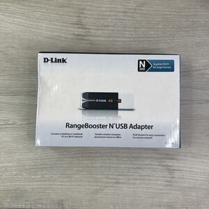 D-Link RangeBooster Wireless N USB Adapter DWA-140 Wireless N-300